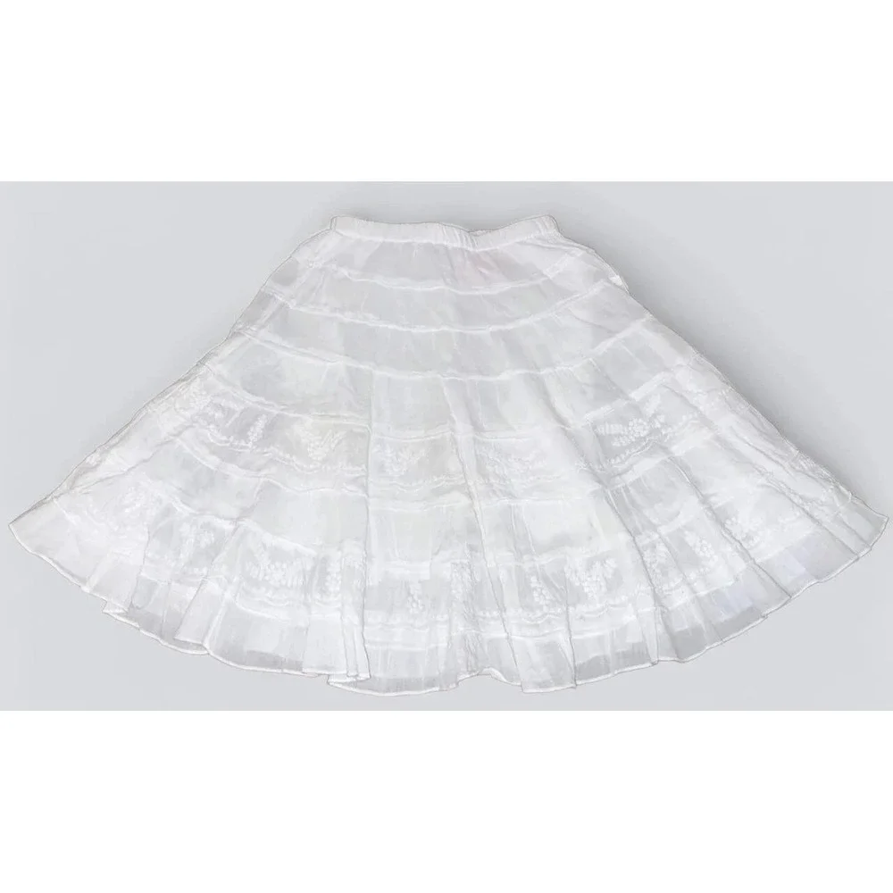 NWT Mimi & Maggie White Sandskipping Twirl Skirt 3T 3 T